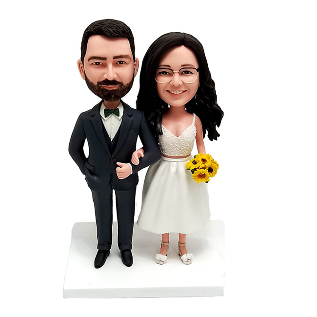 Custom Personalized wedding cake toppers custom cake toppers souvenir doll gift